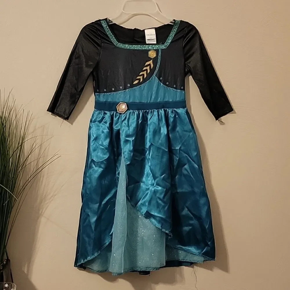 Disney FROZEN II QUEEN ANNA GOWN COSTUME, SIZE 4-6
